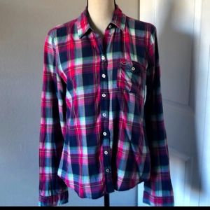Hollister plaid shirt